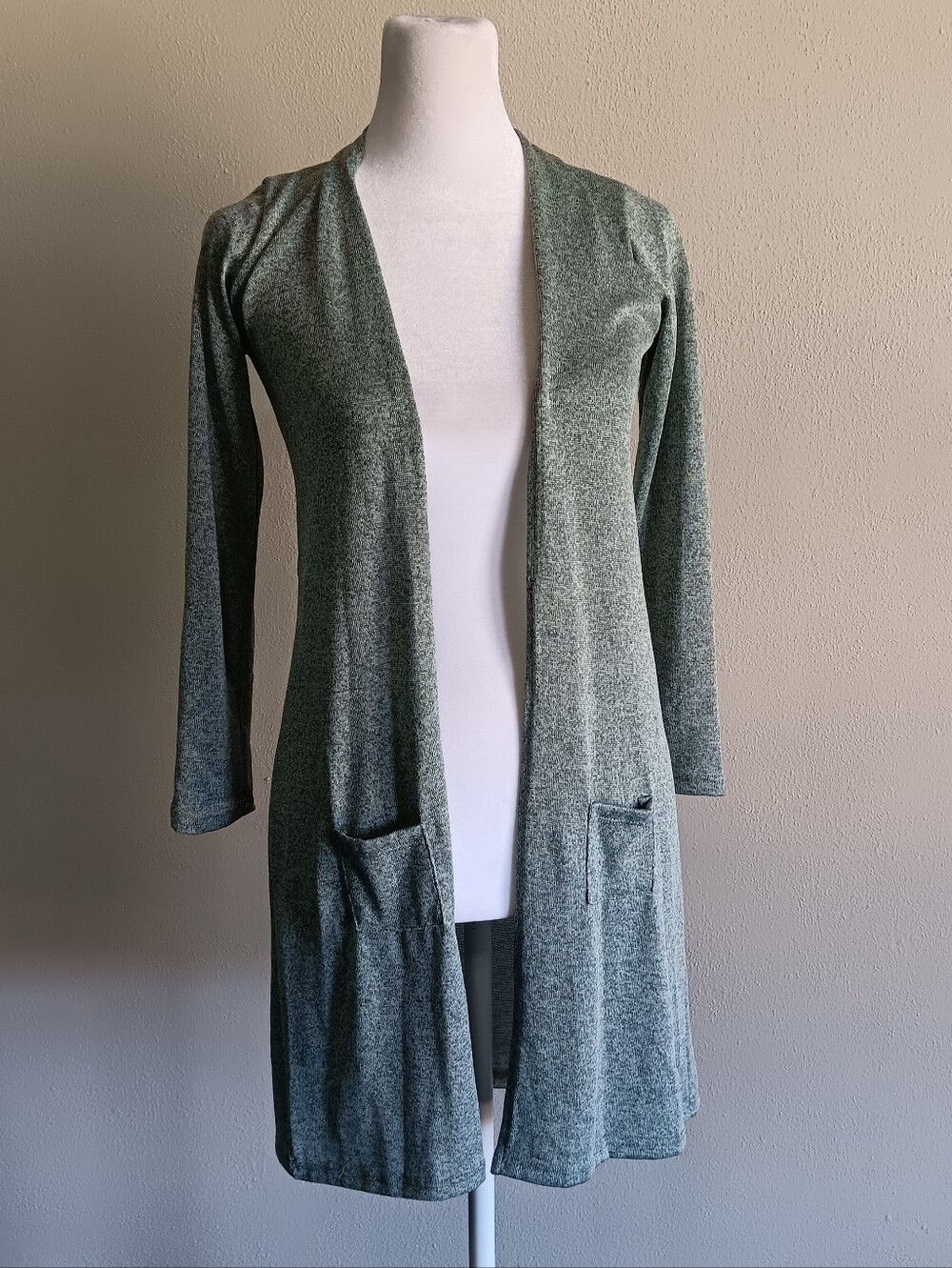 Girls XL Buttery Soft Cozy Open Front Green Cardigan Sweater Agnes & Dora XL Kid